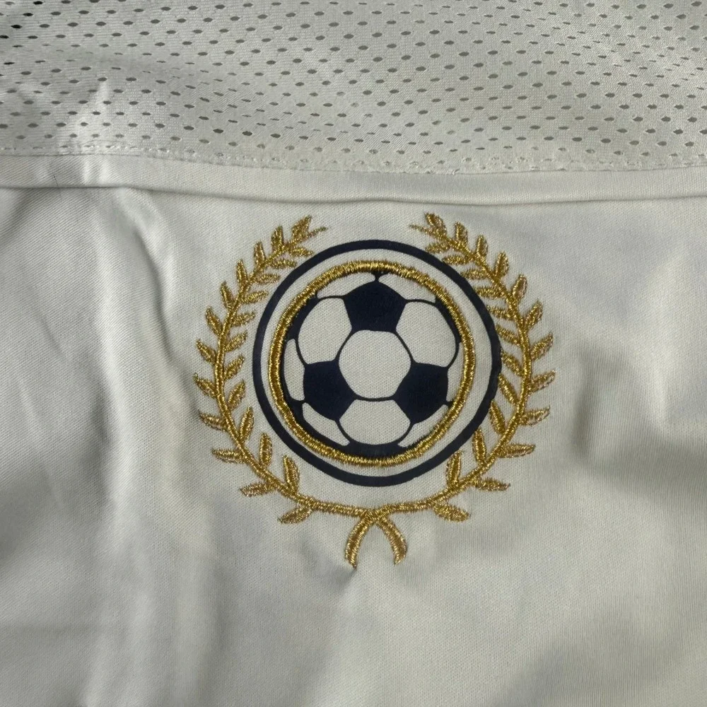 Manifest Offline London England Soccer Jersey White Navy Gold Mens Small TK5357 - Picture 4 of 11